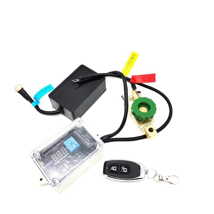 12V Battery Isolator Disconnect Cut Wireless Remote Control Master Switch 6