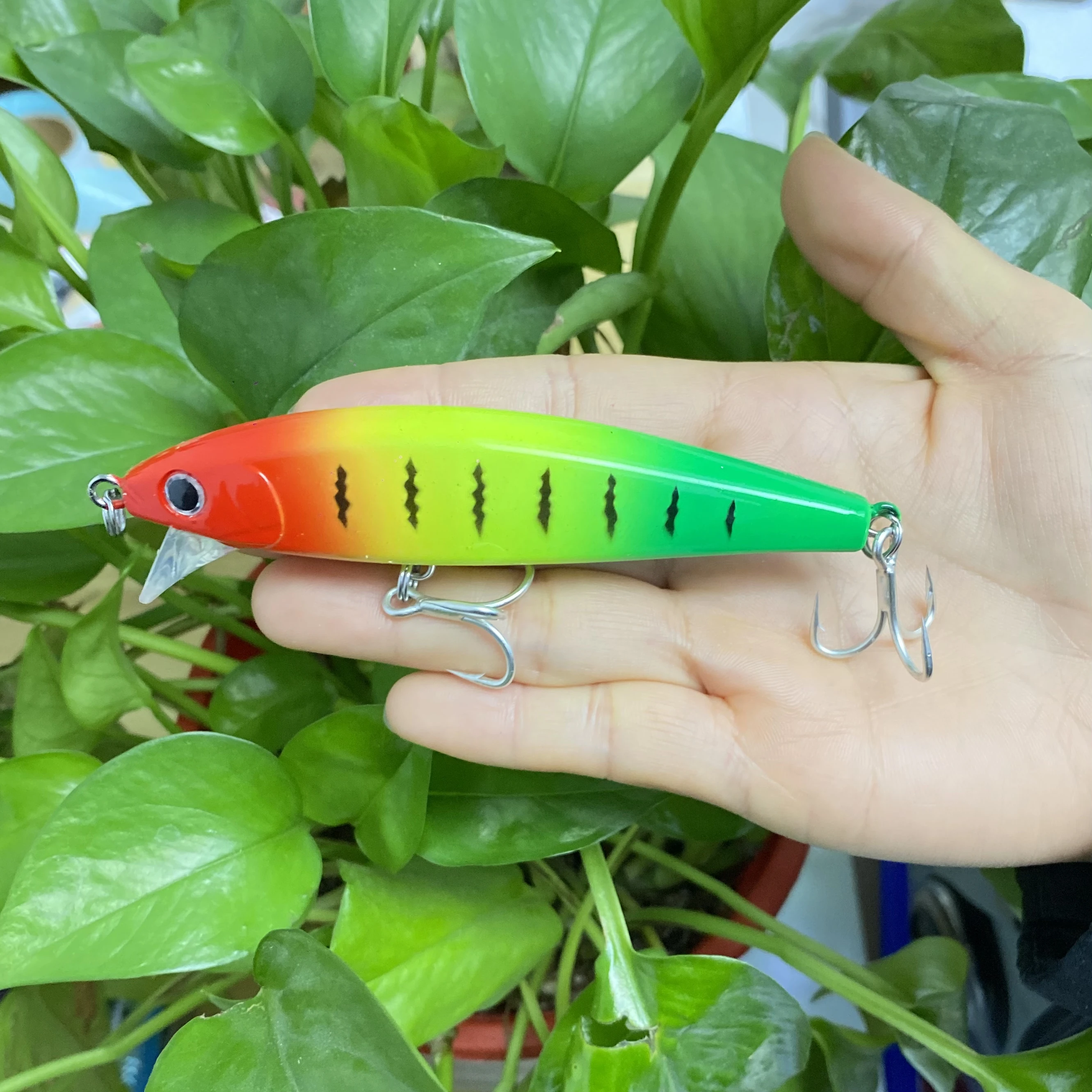 Sinking Heavy Minnow 105mm 47g Sinking Fishing Wobblers Trolling Diving Jerkbait Seabass Trout Isca Pesca Artificial Bait 9121