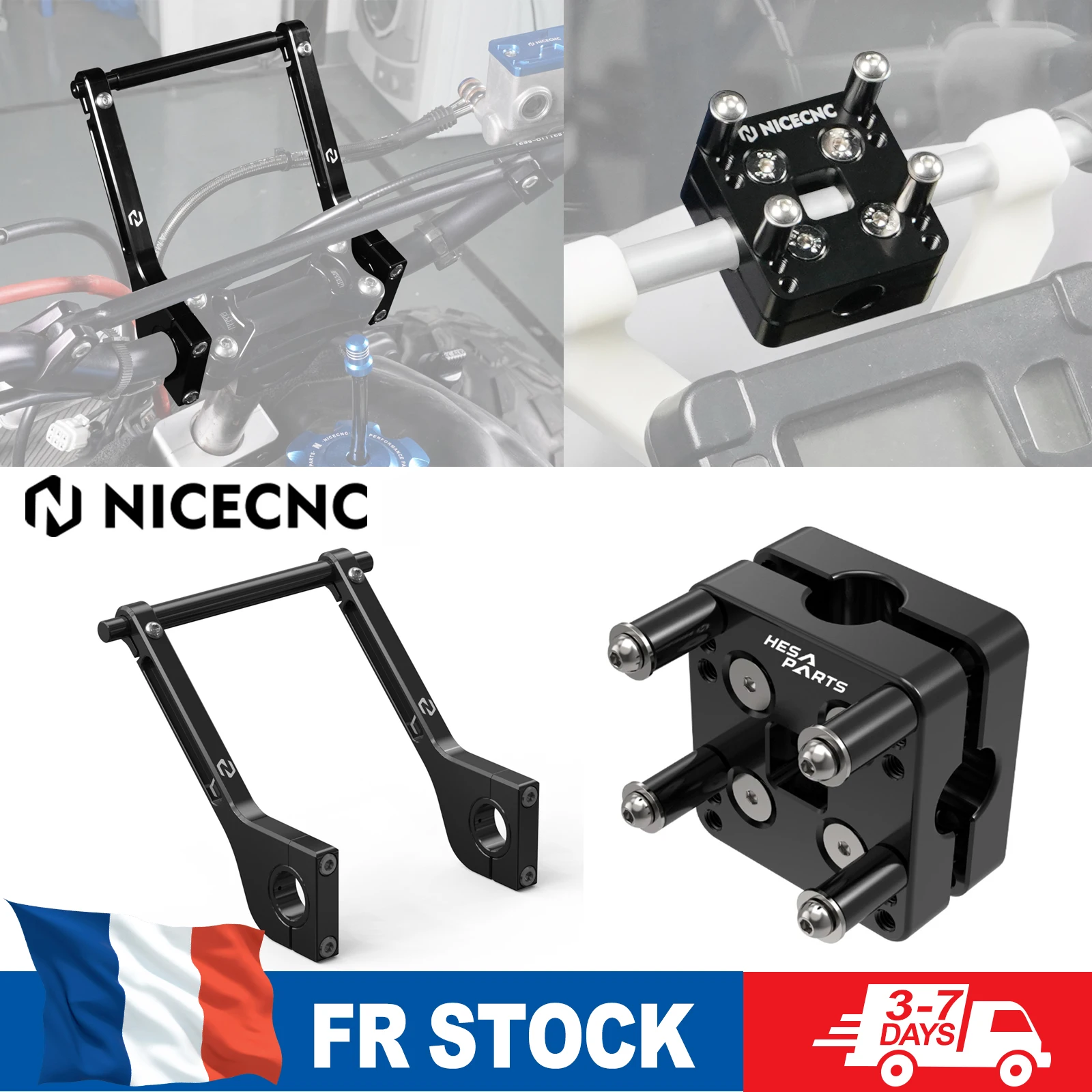 Support de navigation GPS AMPS, bras de fixation Roadbook pour KTM Enduro EXC Yamaha Honda Suzuki Kawasaki BMW Husqvarna GasGas