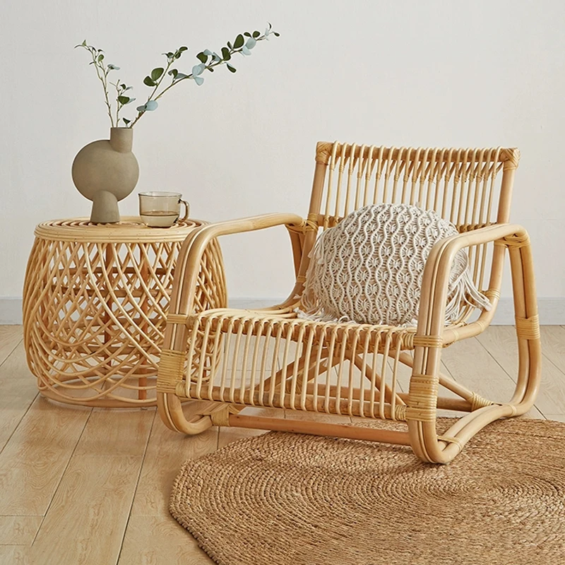 

Outdoor Garden Armchairs Chair Terrace Chairs Hanging Furniture Rattan Lawn Patio Knee Egg Deck Lounge Table Set Iron Lezak Sets