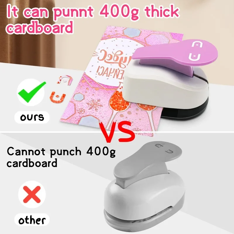Sturdy Earring Card Hole Punch Portable Punch Perforator Metal Scrapbook Punching DIY Punching Machine