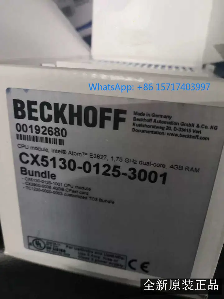 

BECKHOFF CX5130-0121-4GB оригинальный и подлинный.