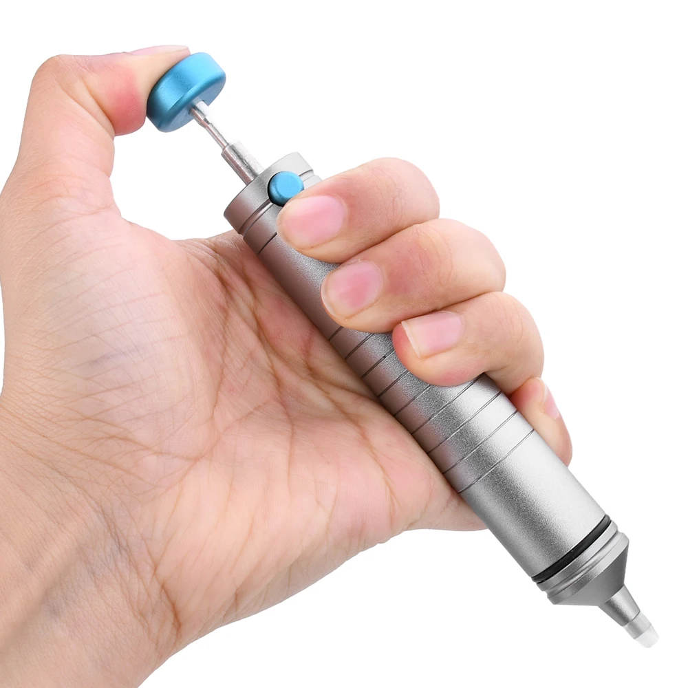 Imagem -03 - Bomba de Desoldering de Alumínio com Bico de Silicone de Resistência ao Calor Solda Otário Não-entupimento Heavy-duty Dessolder de Ferro