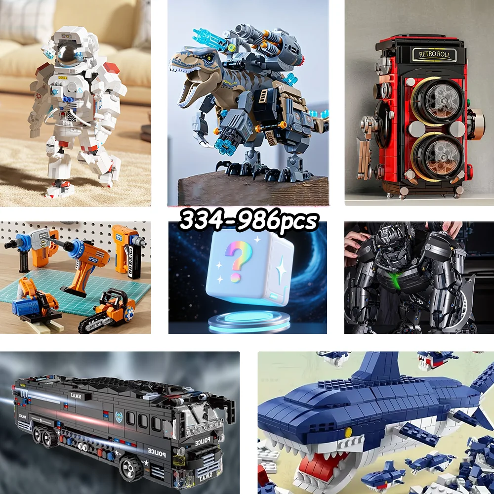 

Случайные глухие коробки с строительными блоками, более 200 стилей, случайно отправляются, каждая коробка — маленький сюрприз.