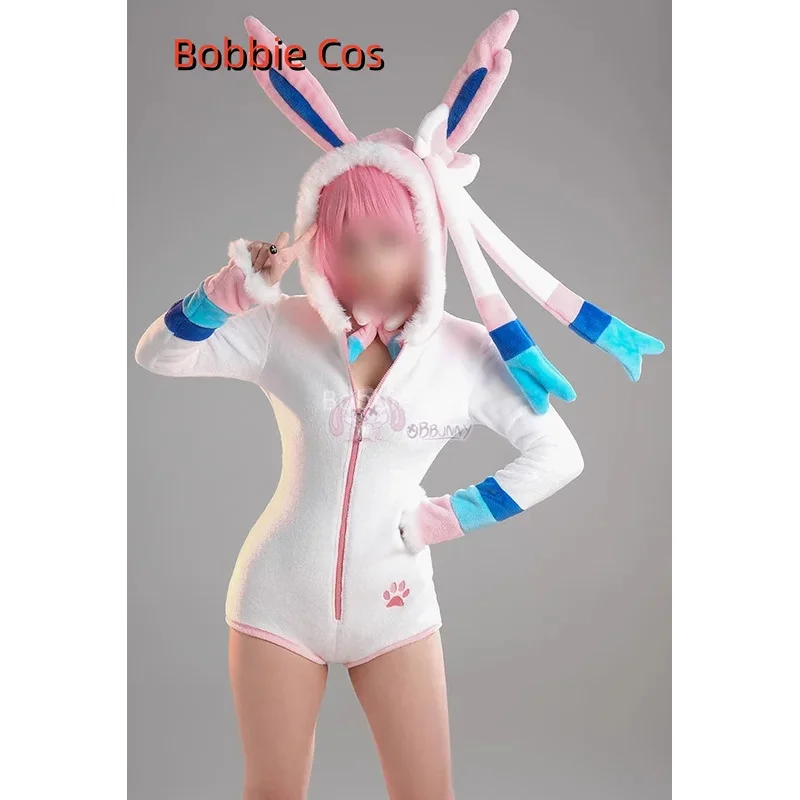 

Sylveon Nymphali Feelinara Cosplay Costume Sleepwear Women Men For Halloween Christmas Festival Party Clothes