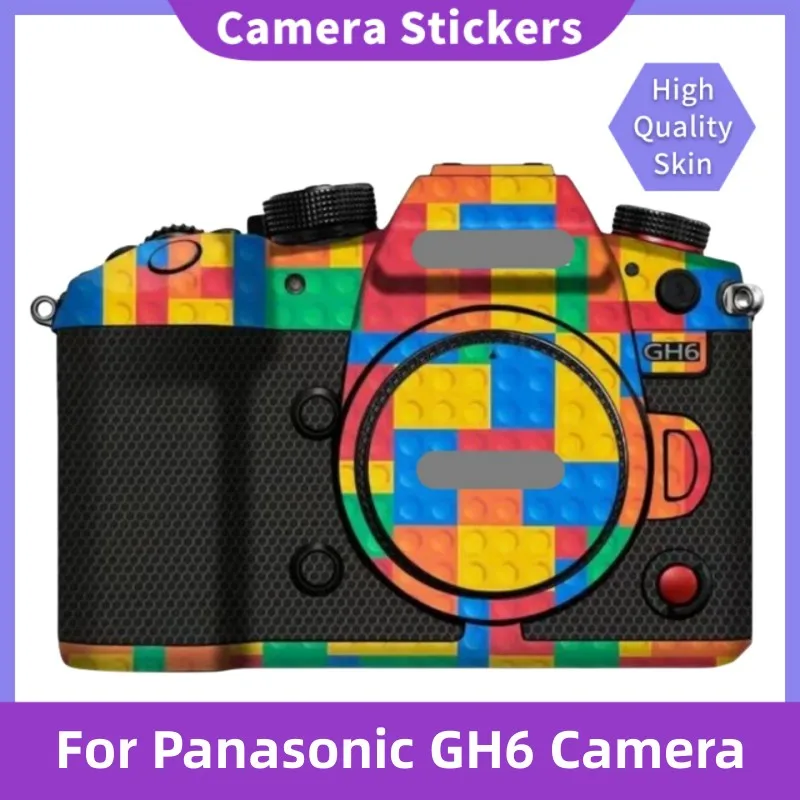 GH6 Decal Skin Vinyl Wrap Film Mirrorless Camera Body Protective Sticker Protector Coat Panasonic Lumix DC-GH6