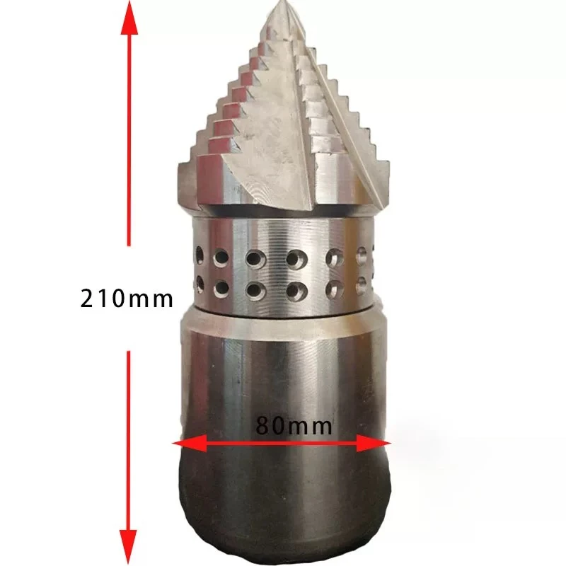 Ceramic core pressure cleaning vehicle, pipeline unclogging equipment, sewer cleaning, sediment removal, rotating spray head