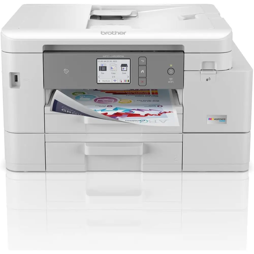 

МФУ Epson EcoTank J4335DWL с автоматической двусторонней печатью и беспроводной связью, серебристый - печать, копирование, сканирование, скорость печати до 20 стр/мин, разрешение 4800x1200 dpi