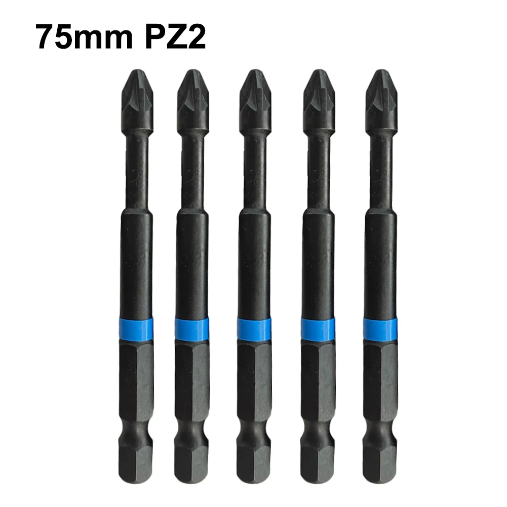 For Electrical Repair 75mm Screwdriver Bits Magnetic Screwdriver Bits Versatile Compatibility Alloy Steel Material