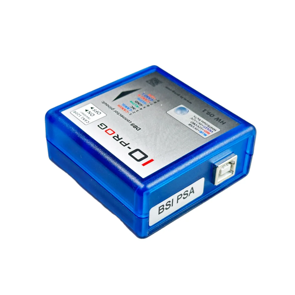 OBDIIVCI IO PROG ECU TCM BCM &EPS Programmer BD9 Connector Pinout I/O Terminal IO PROG ECU Programmer HW 09.1FLASH EEPROM memory