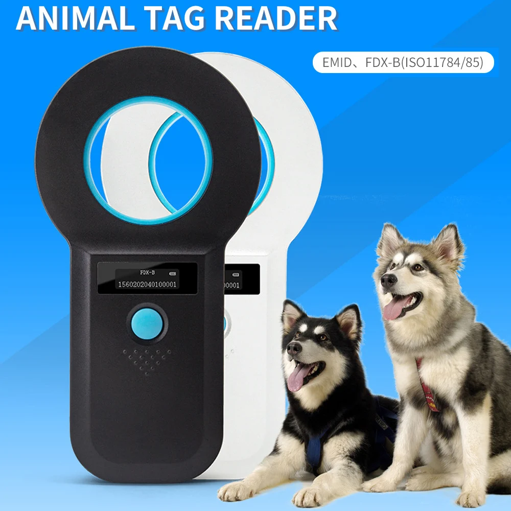 KEFAR Pet Microchip Scanner, Pet Universal Microchip Tag Scanner, Chip Data Storage Microchip Reader for Animal/Pet/Dog/Cat/Pig