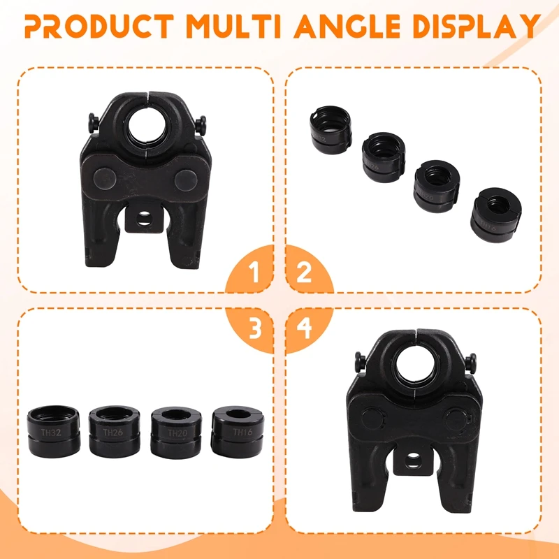 AD23-Hydraulic Hose Crimping Tool Accessories Kit Fittings Crimper Machine Set For Composite Pipe TH16.20.26.32