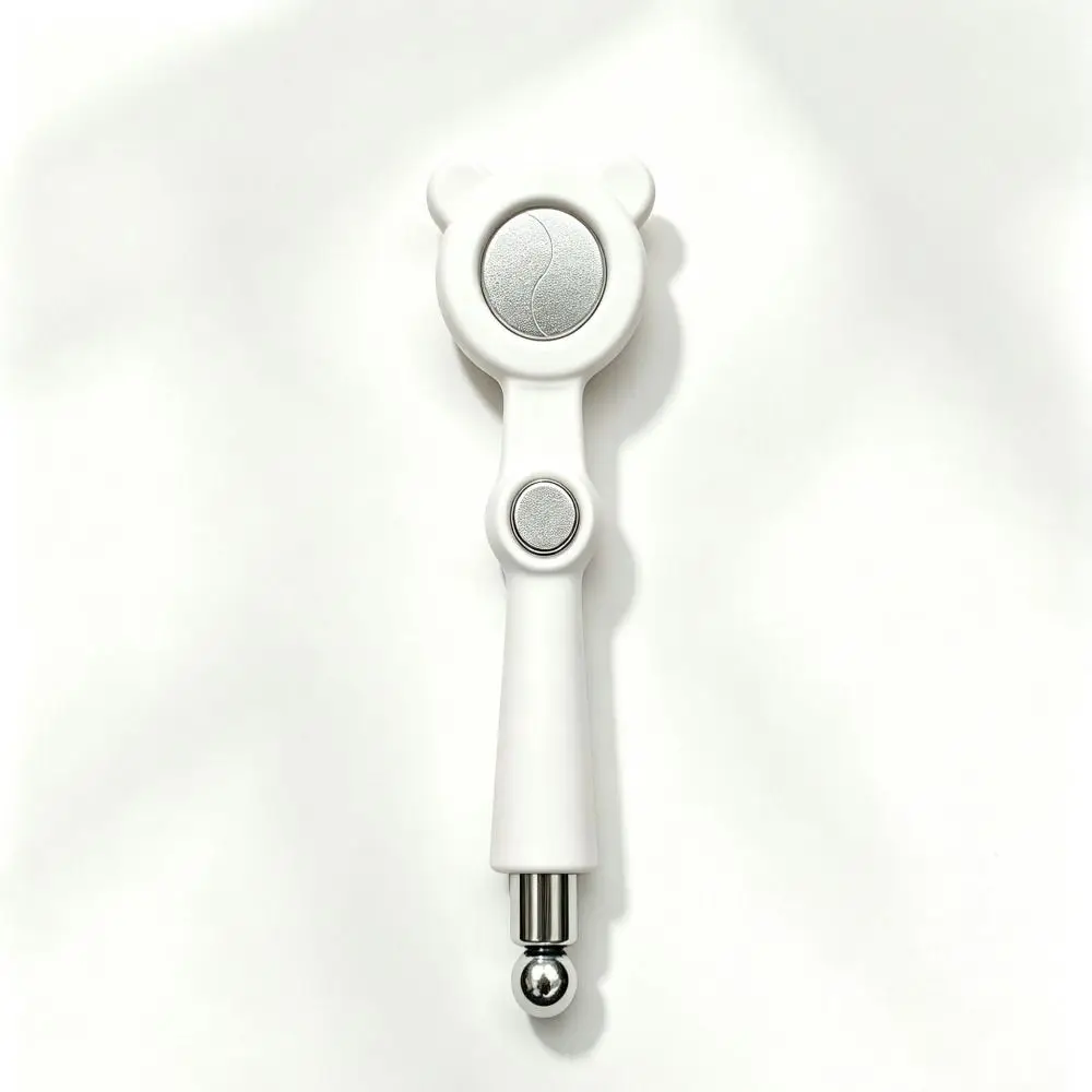 7in1 Cat Eye Nail Art Magnet Handheld Bear Shaped Glass Bead Manicure Applicator Comfortable Grip Multi Functional