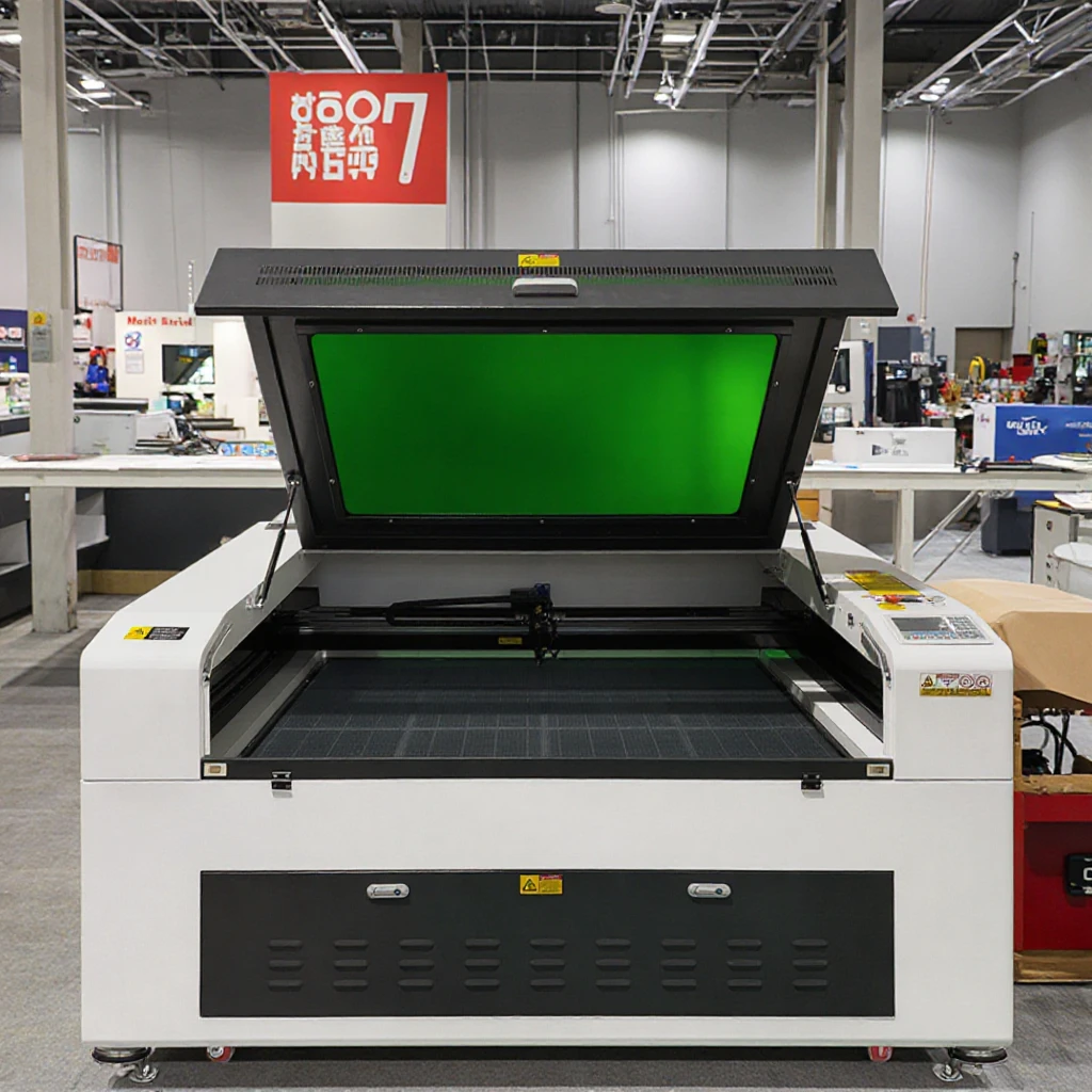 آلة نقش وقطع بالليزر CO2 عالية - مراجعة Industrial Laser Engraver For Wood وسعره