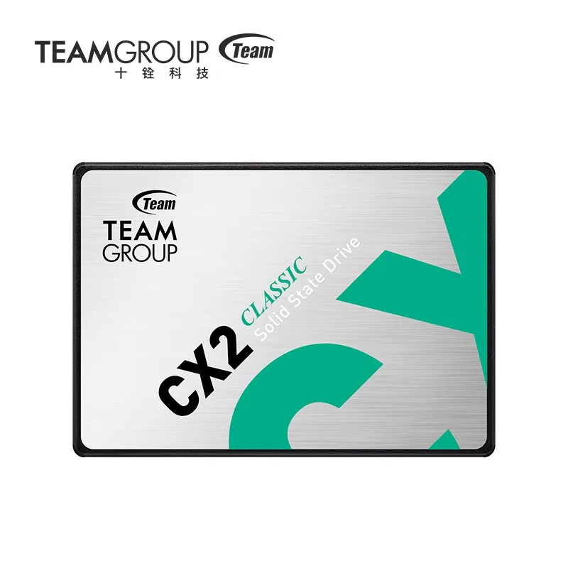 

Team Group CX2 2,5 "SSD 128 ГБ 256 ГБ 512 ГБ 1 ТБ SATAIII 3D NAND Внутренний твердотельный накопитель, 520 Мб/с