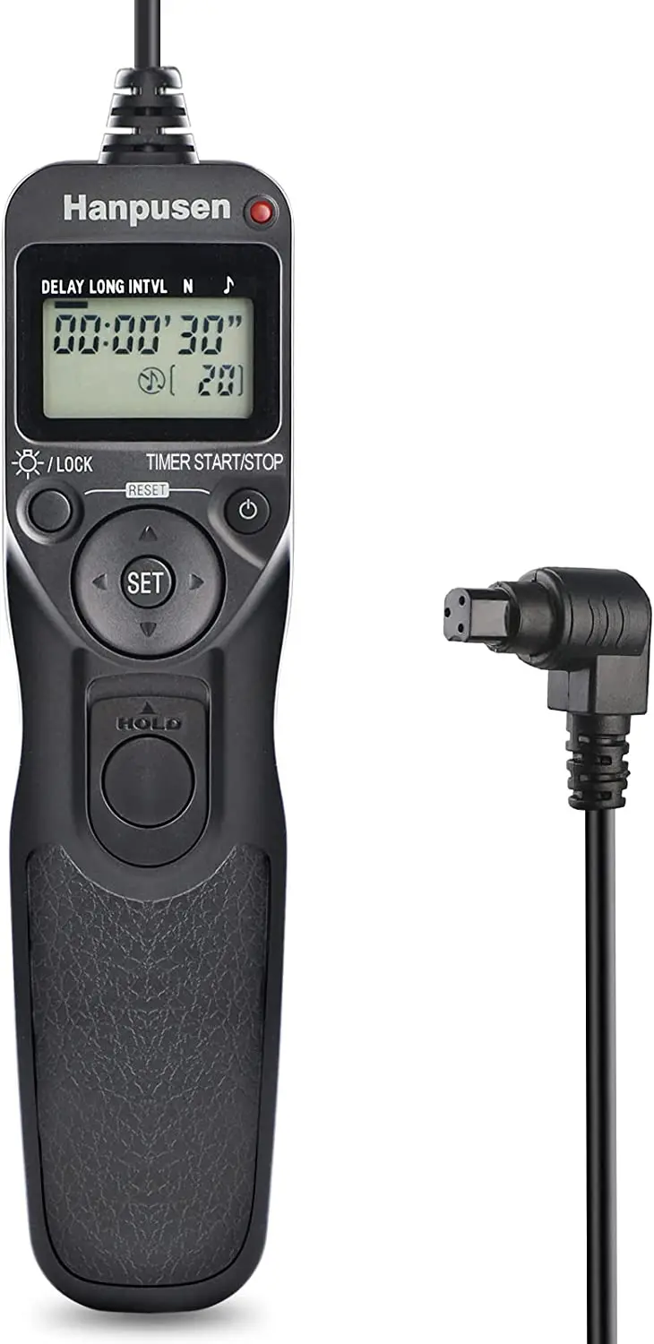 Hanpusen TR90 Camera Time Lapse Intervalometer LCD Timer Afstandsbediening Voor Geselecteerde Canon Nikon Sony Fujifilm Olympus Pentax Camera's