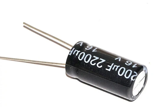 100pcs/lot 2200uF 16V 105C Radial Electrolytic Capacitor 10*20MM