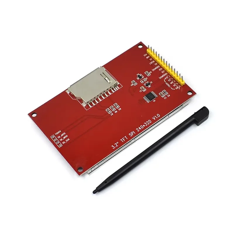 3.2 inch TFT LCD Module With Touch ILI9341 Driver 240(RGB)*320 SPI Serial Port (9 IO) Touch IC XPT2046 For Raspberry PI