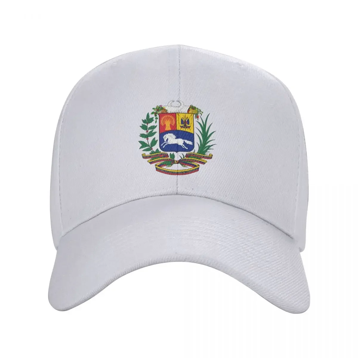 Classic Coat Of Arms Of Venezuela Baseball Cap for Men Women Breathable Trucker Hat Sun Protection