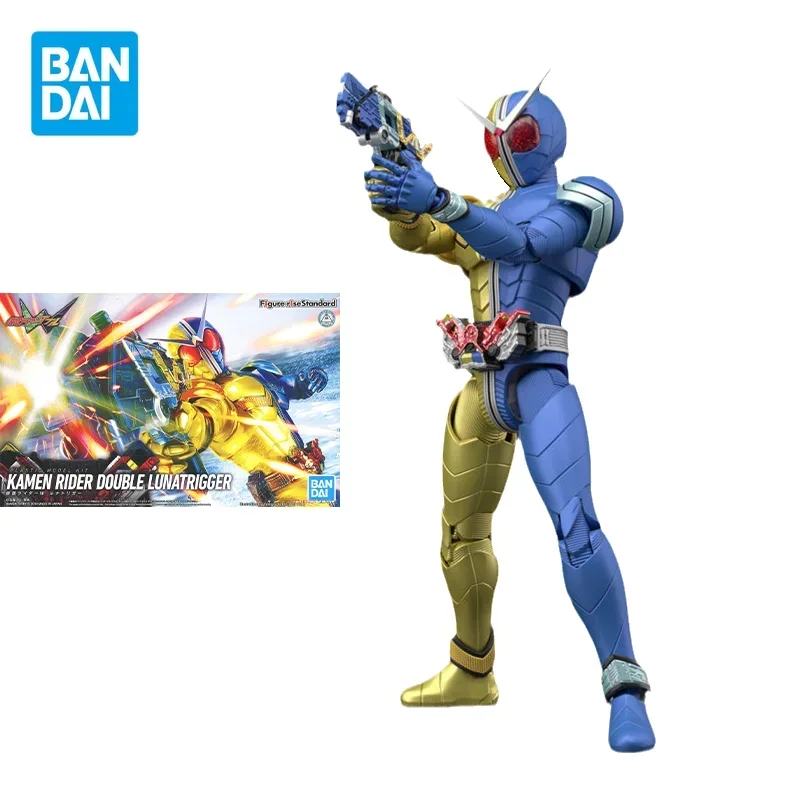 

Bandai Original Figure-rise Standard W/Kamen Rider Double Anime Figure Luna Trigger Anime Action Figure Toys Gifts for Kids