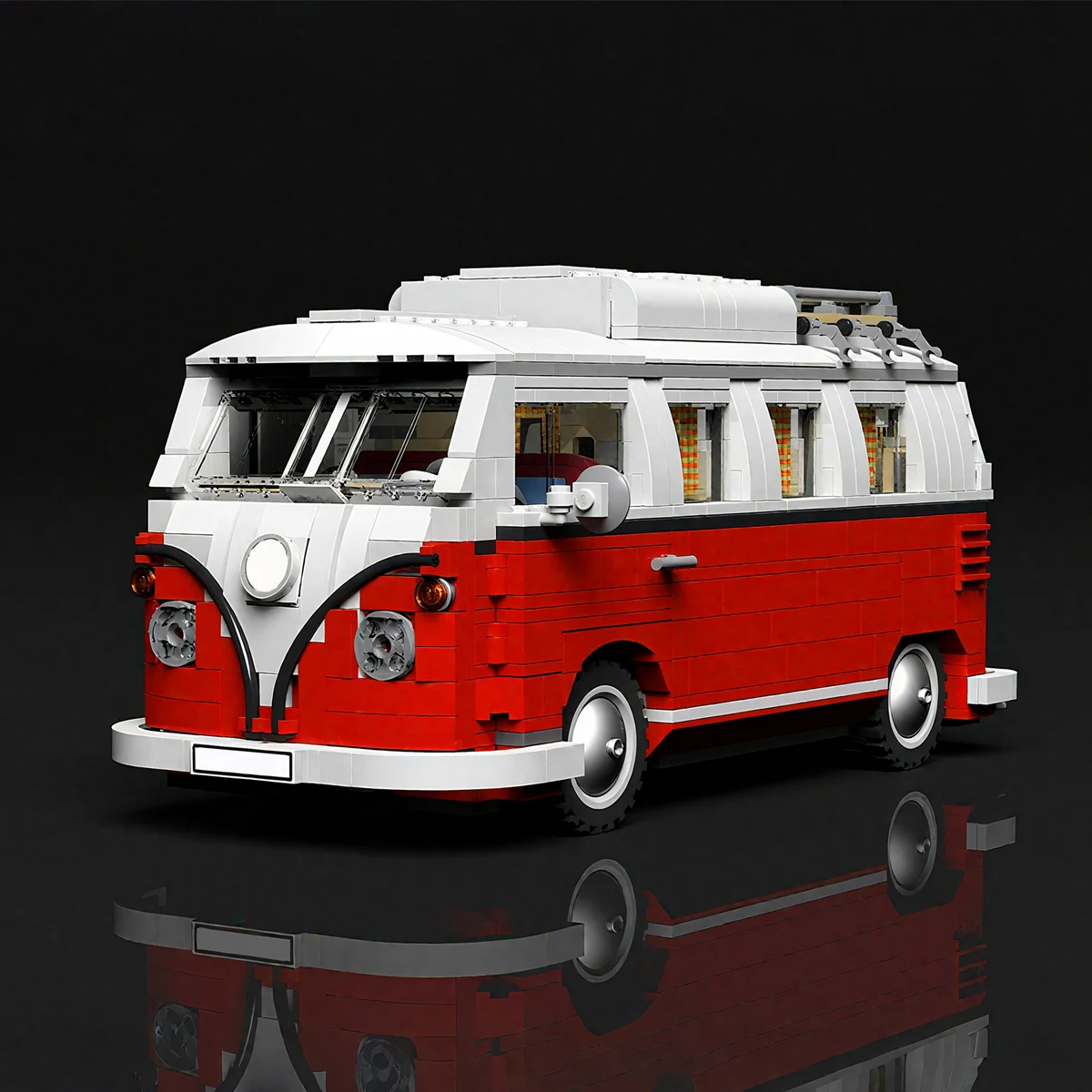 Home Decor Collection Trip Vehicle Creative Travel Car Camper City Truck Party Gifts Toy Holiday Technical Model Building Block view 6