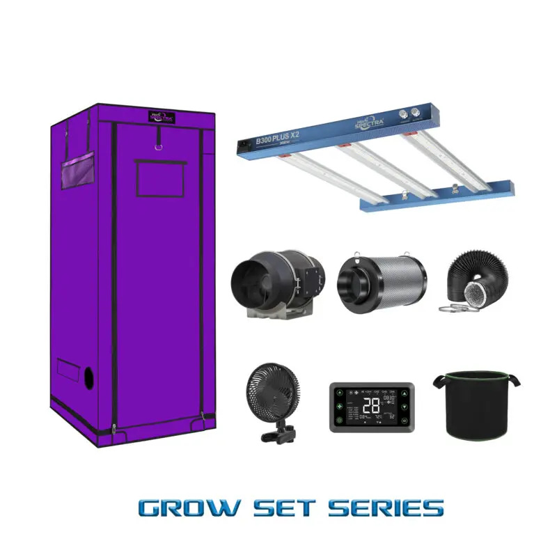 خيمة نمو 60 × 60 سم وحزمة نمو ضوء هورتي سبكترا 200 وات LED من قبل #2