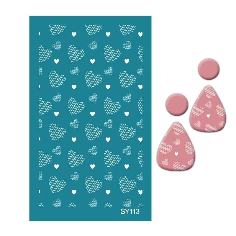 2025 New Silk Screen Stencils Reusable Silkscreen Print Kit for Printing Clay Stamps Polymer Clay Tool Jewelry Earrings Making