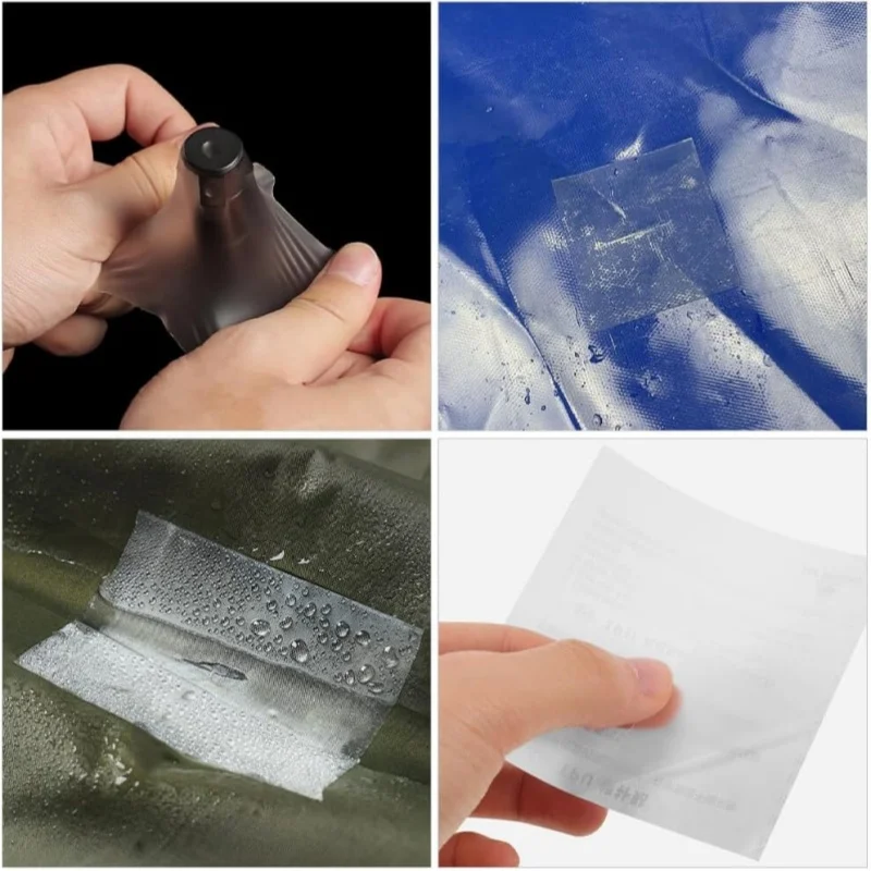 Tent Repair Repair Tape Flatable Mattress Raincoat Swimming Circle Repair Paste Inflatable Product Repair kitCamping equipment
