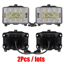 6x4 60W Front Led Headlight High Low Beam Fits New Holland Tractos 8670A, 8770A, 8870A, 8970A+ x2Pcs/Lots
