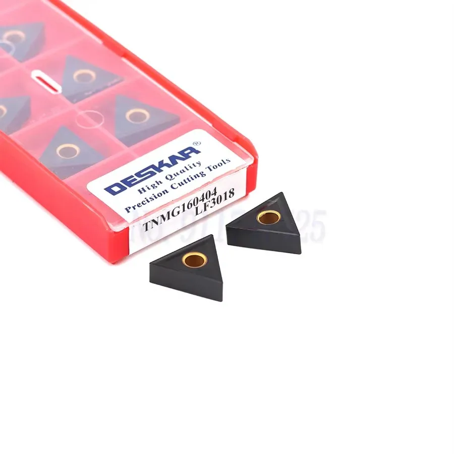 

TNMG160404 LF3018 TNMG160408 LF3018 Triangle Outer Circle CNC Lathe Cutter Cutting Turning Insert Tool For Cast Iron Processing