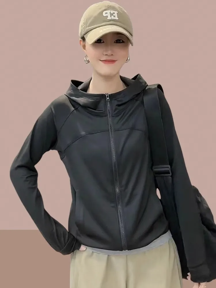 women's-summer-new-ice-silk-sun-protection-clothing-thin-outdoor-breathable-versatile-short-coat-stylish-slim-fit-casual-wear