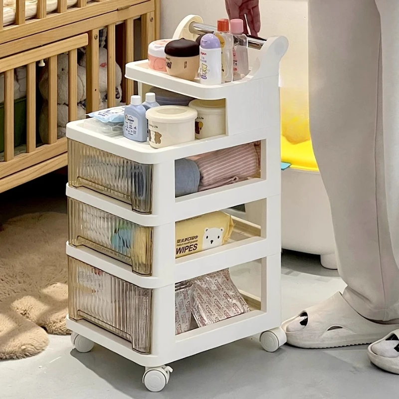 3-Tier Rolling Storage Cart fo - Baby Nursery Cart ulasan dan harga