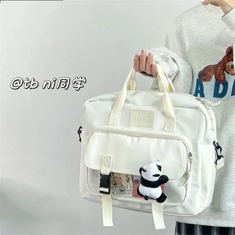 Japanese Kawaii Backpack Girls Transparent Ita bag Large-capacity Shoulder Bag Women Book Bag JK Handbags Crossbody Bag Itabag