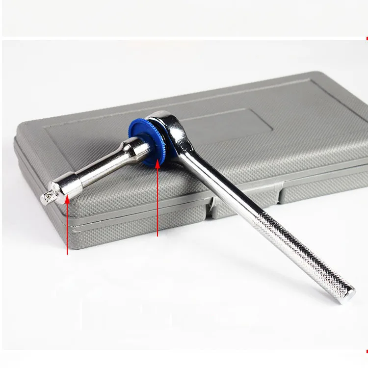 Multifunctional Repair Tool Kit 40-piece Set Car Motorcycle Combination Tool Socket Ratchet Wrench Set view 2