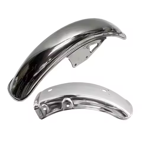 Motorcycle Front/Rear Mudguard For Haojue Suzuki Qingqi Lifan Dayang Haojin GN125/H/F/2F HJ125-8E Chromed Metal Wheel Fender