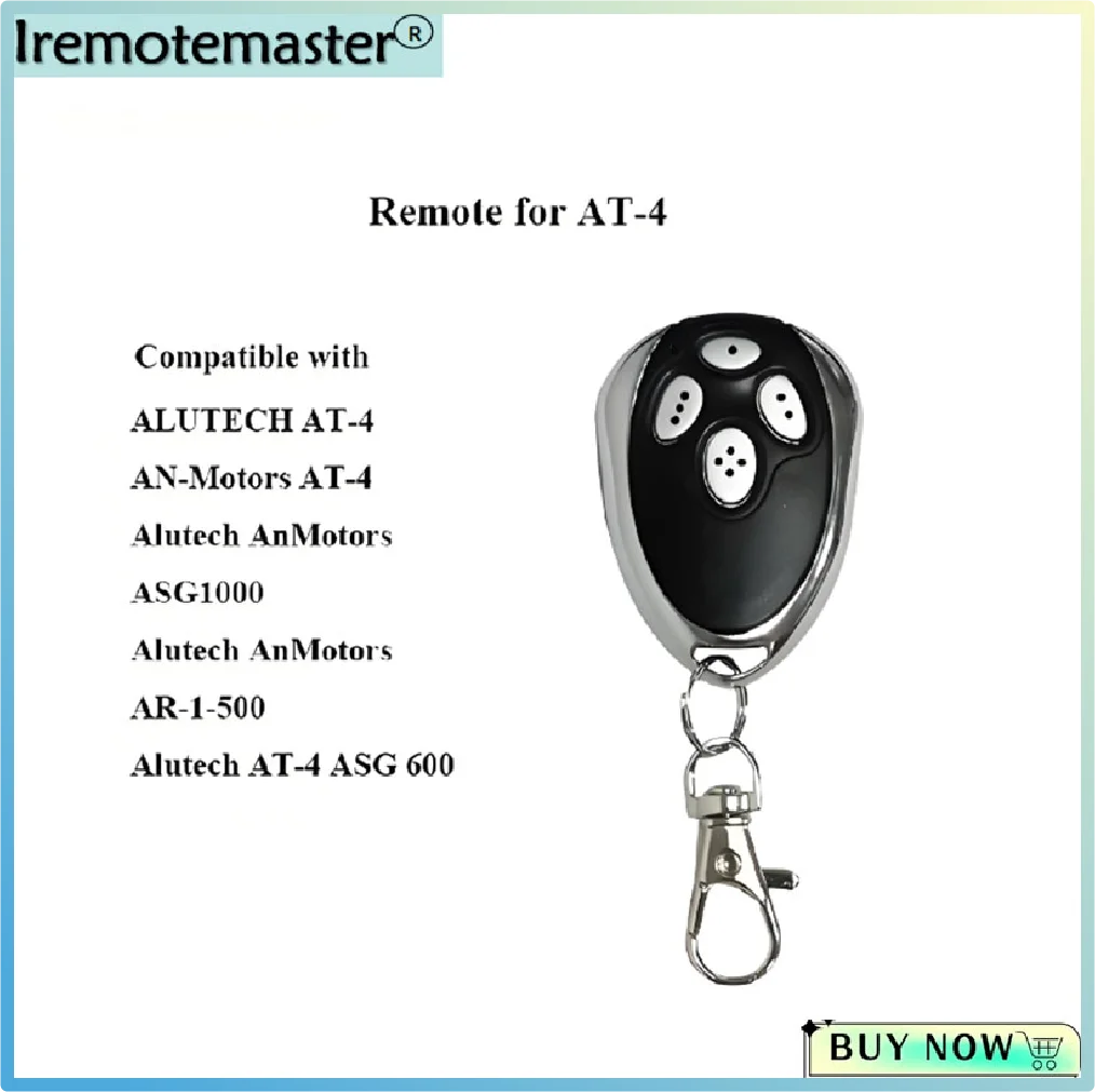 

Newest Remote Control Gate Alutech AT-4 AR-1-500 AN-Motors AT-4 ASG1000 AT4 AT 4 Keychain Barrier 433MHz Rolling Code for Garage