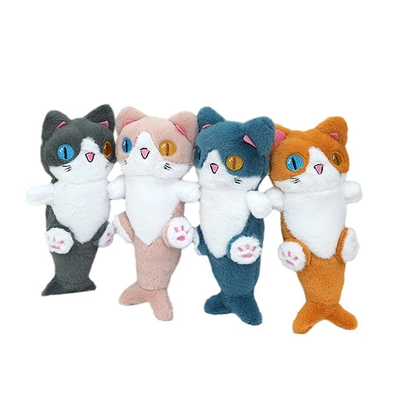 Ciondolo per bambola di peluche Portachiavi giocattolo morbido Adorabile sirena Gatto Zaino Portachiavi Peluche Regalo di festa per zaino per le vacanze