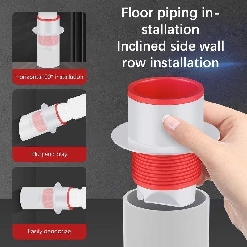 Sewer Deodorant Floor Drain Core Kitchen Drain Filter Anti Odor Pest Strainer Plug Trap Prevention Anti-Backflow Sealing Plug