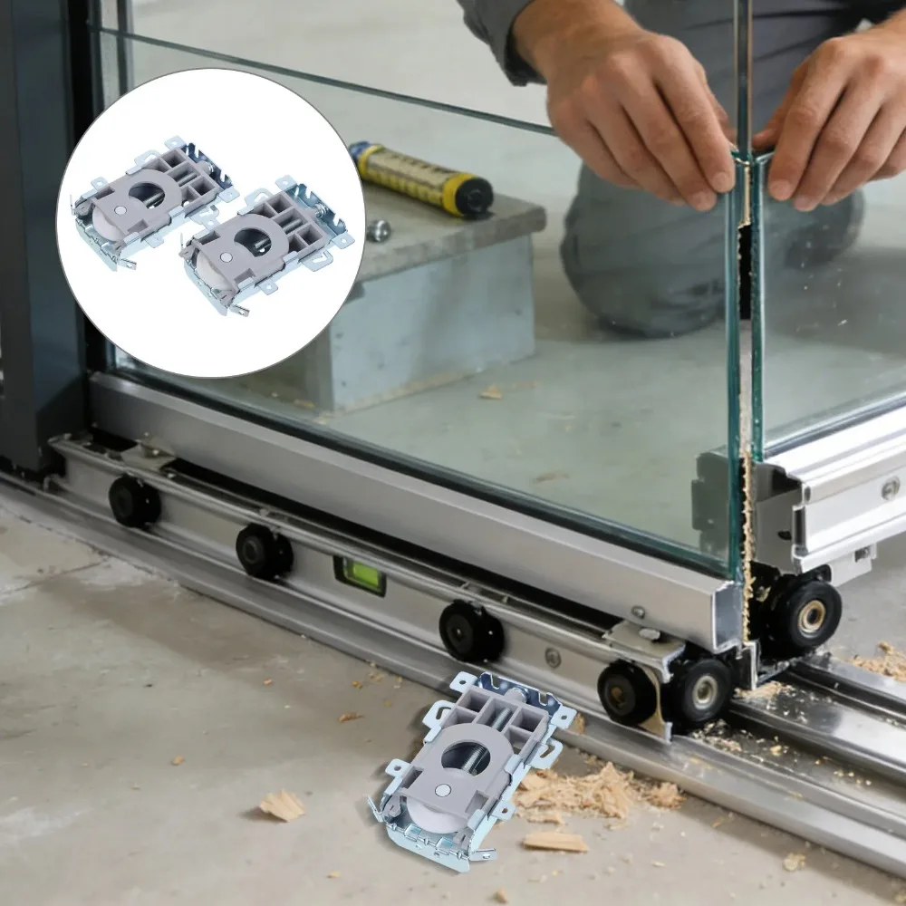 1/2/4pcs boutique household sliding door lower pulley, cam roller, household wardrobe sliding door, lower track wheel