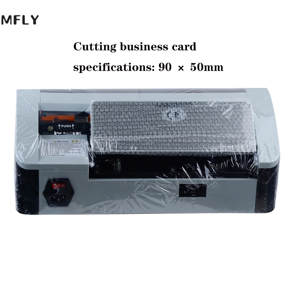 90*50mm Automatic Card Cutting Machine Grinding Horizontal Vertical Cutting Business Name Card Cutter Electric Paper Trimmer