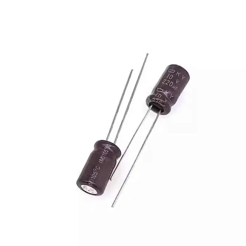 10Pcs/100Pcs NIPPON CHEMI-CON KY Series 10V220uF 6.3X11MM High Frequency, Low Impedance, Long Life Electrolytic Capacitors