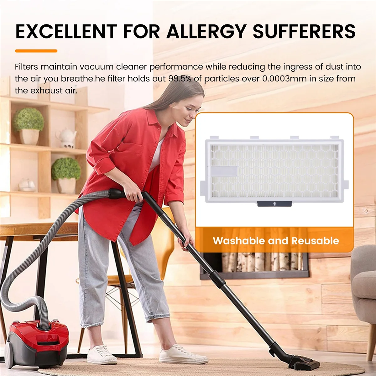 

Фильтр Y59ASF-HA50 HEPA Airclean 50, совместимый с пылесосами Miele серии Complete C3 C2 C1 S8000 S6000 S5000 S4 S5 и т. д.