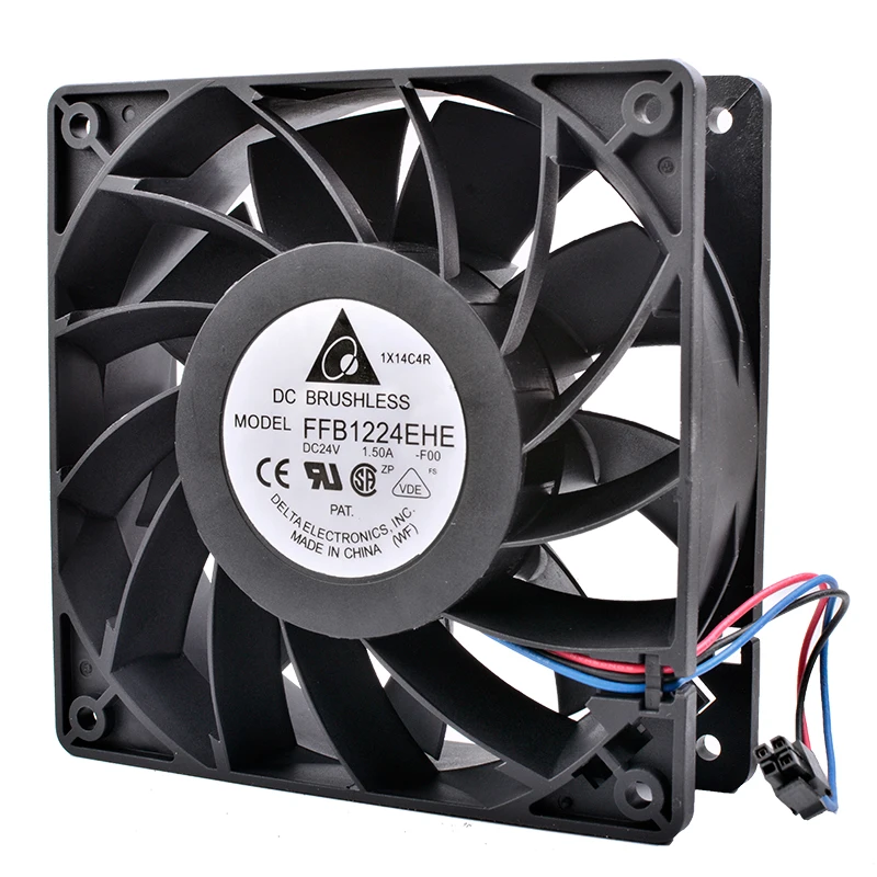 New and original FFB1224EHE 12cm 120mm 12038 24V 1.50A Double ball air volume inverter cooling fan