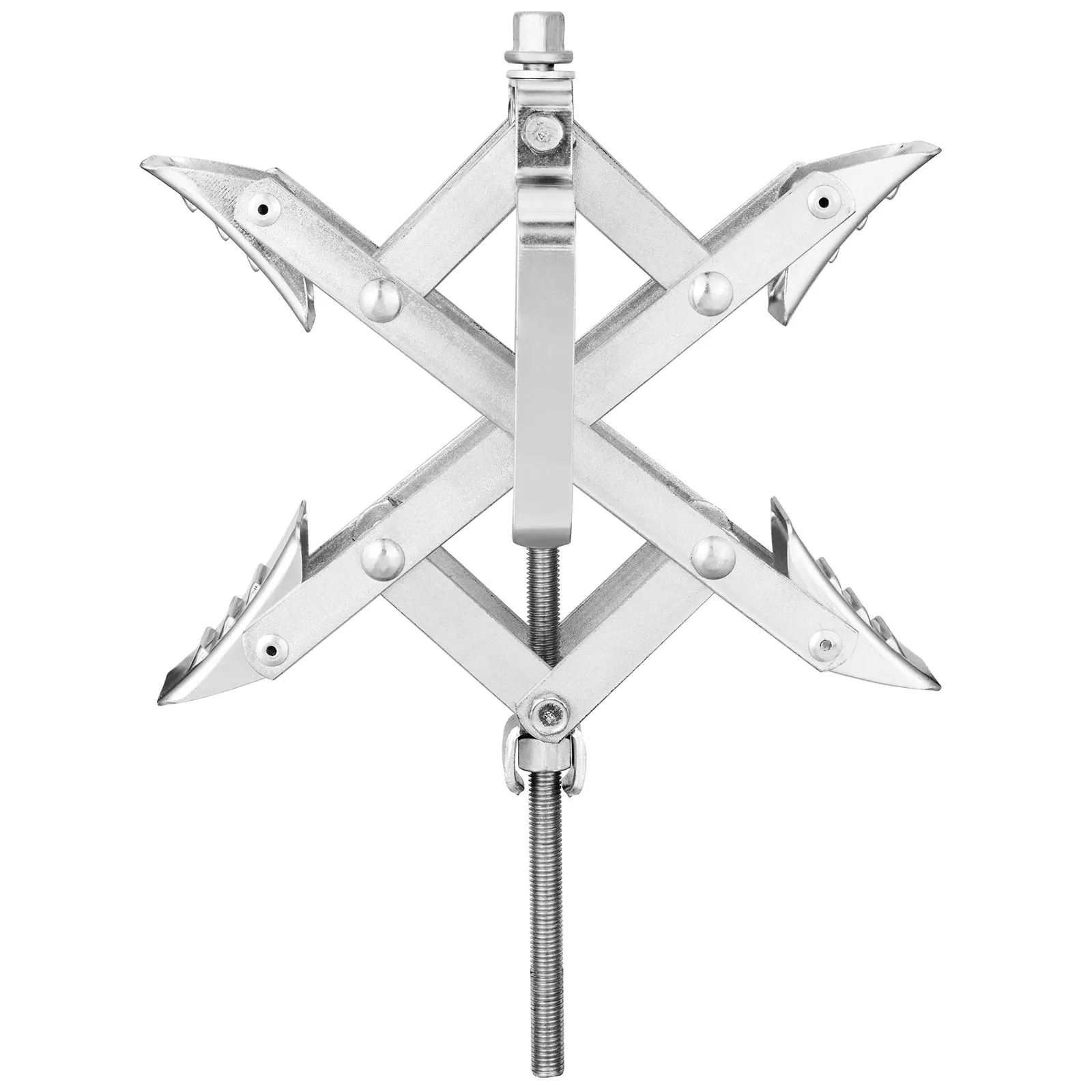 Camper Wheel Chock Stabilizer, X-shaped RV Stabilizer Wheel Chock, Fit For Tire Space, 2 Sets Of Wheel Chocks With Ratchet