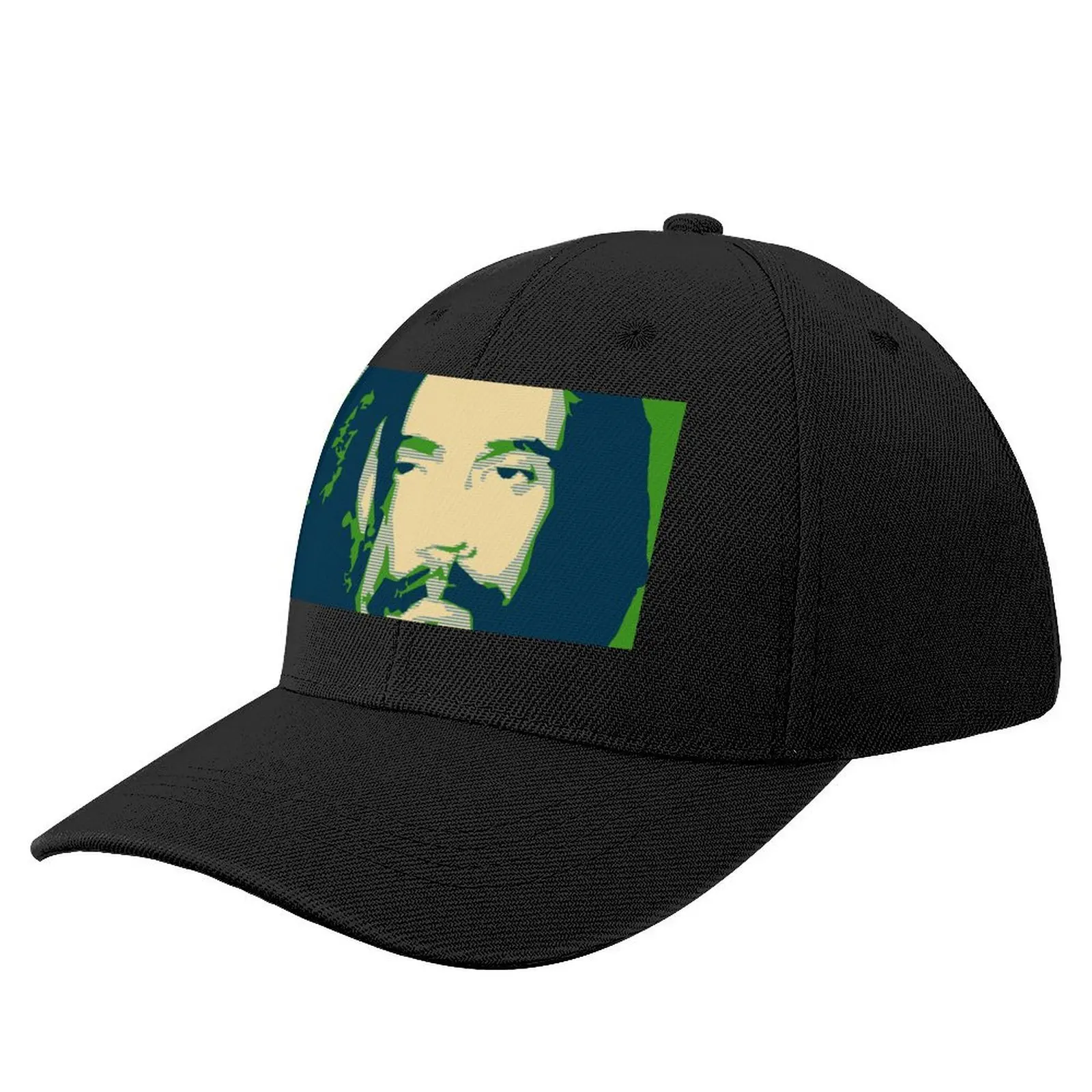 Jamaica Icons Damian Marley HOPE Poster Famous Jamaican Singer Baseball Cap Sun Cap Golf Wear Elegant Women's Hats Men's