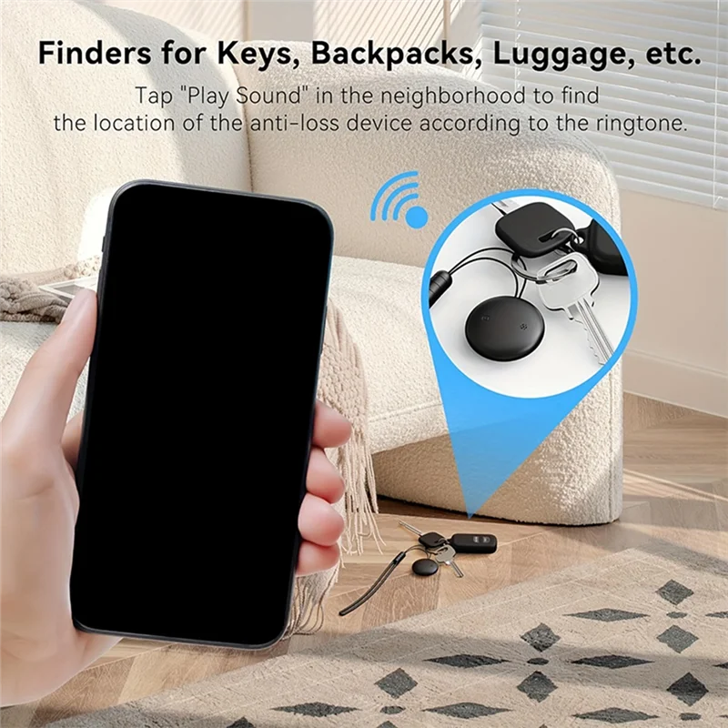 B27B 4個 スマートiTag グローバルロケーター GPSトラッカー iOSの「探す」アプリ対応 紛失防止ファインダー 鍵 財布 車 ペット用