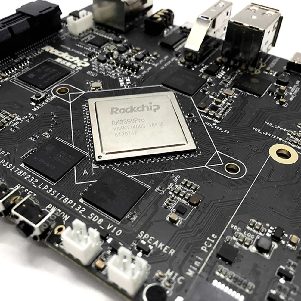 AeroPartsRK3399Pro AI Development Kit Single Board Computer For Artiticial Intelligence Deep Learning Accelerate TensorFlow Andr
