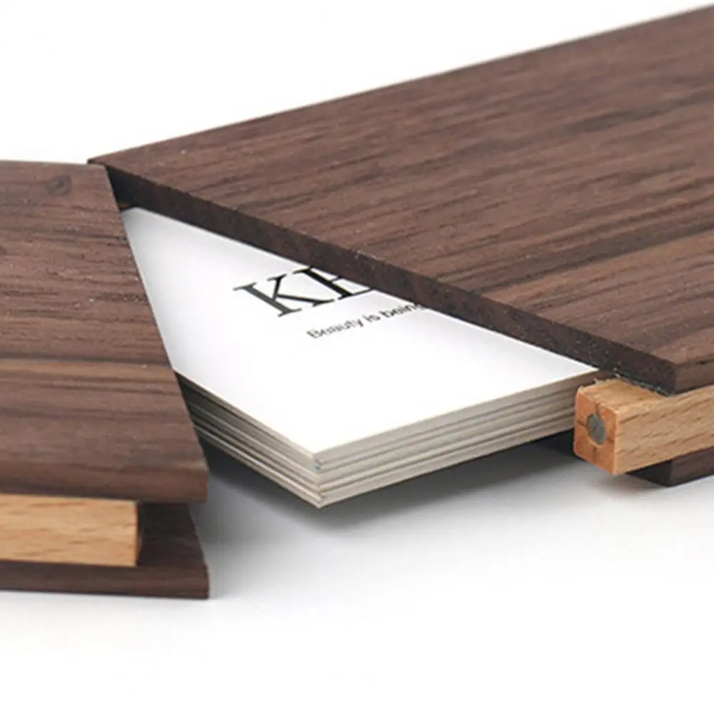 Вместительный портативный держатель для визиток, школьные принадлежности