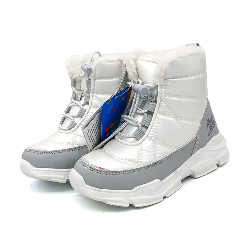 NEW 1pair waterproof  Wool Snow Boots Winter  Fashion Boy Children\'s Shoes warm Boots ,-30 or -40 degrees