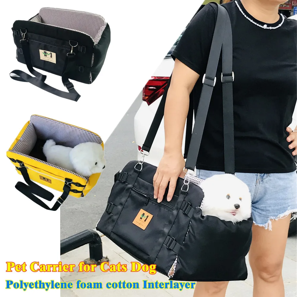 Travel Dog Carriers Bag Car Seat for Small Medium Dogs Folding Pet Supplies Waterproof Dog Mat Blanket Safety Pet Car Seat Bag